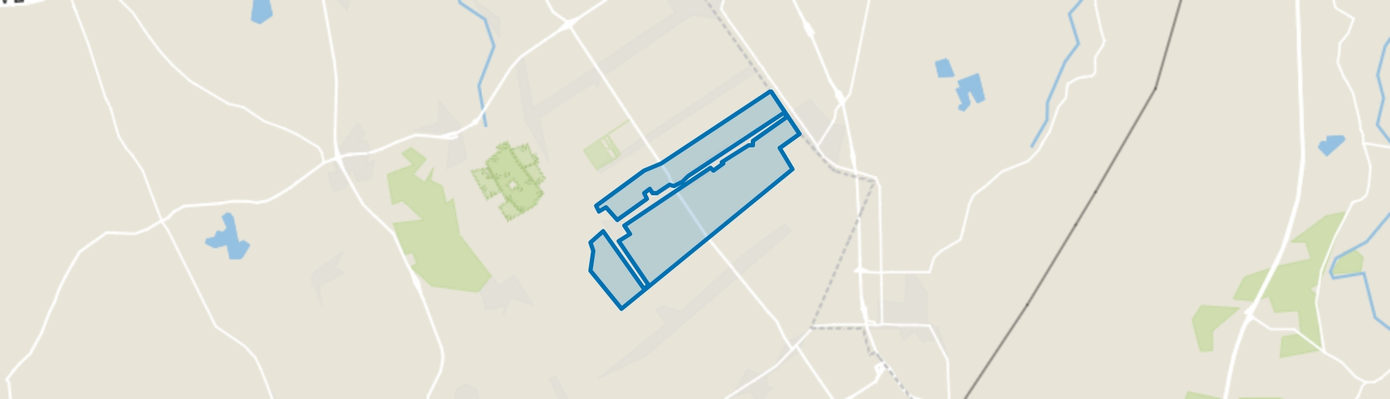 2e Exloërmond Buitengebied, 2e Exloërmond map