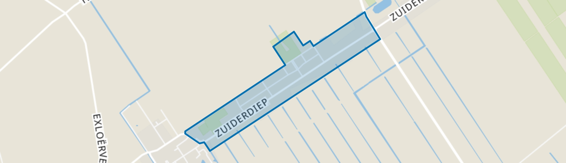 2e Exloërmond West, 2e Exloërmond map