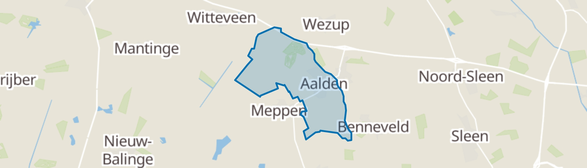 Aalden map