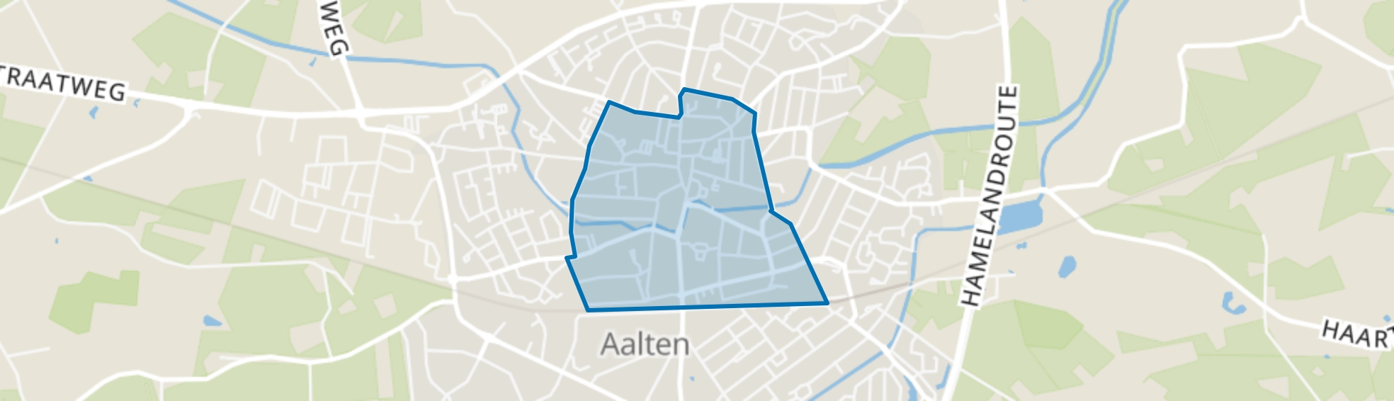 Aalten-kern Centrum, Aalten map