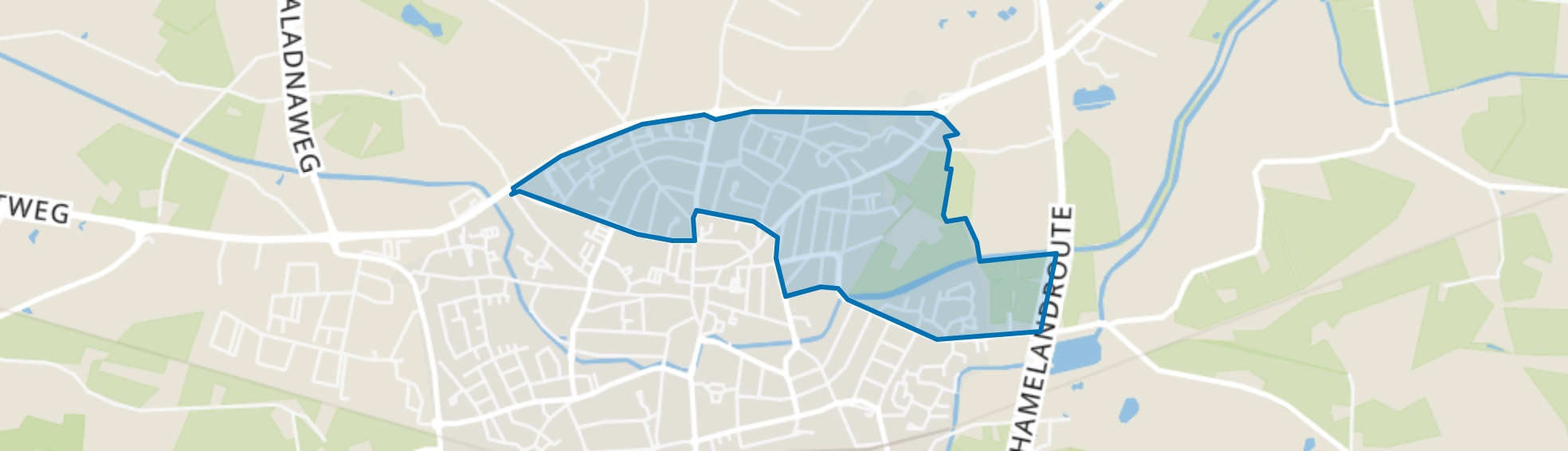 Aalten-kern Noord/Noordoost, Aalten map