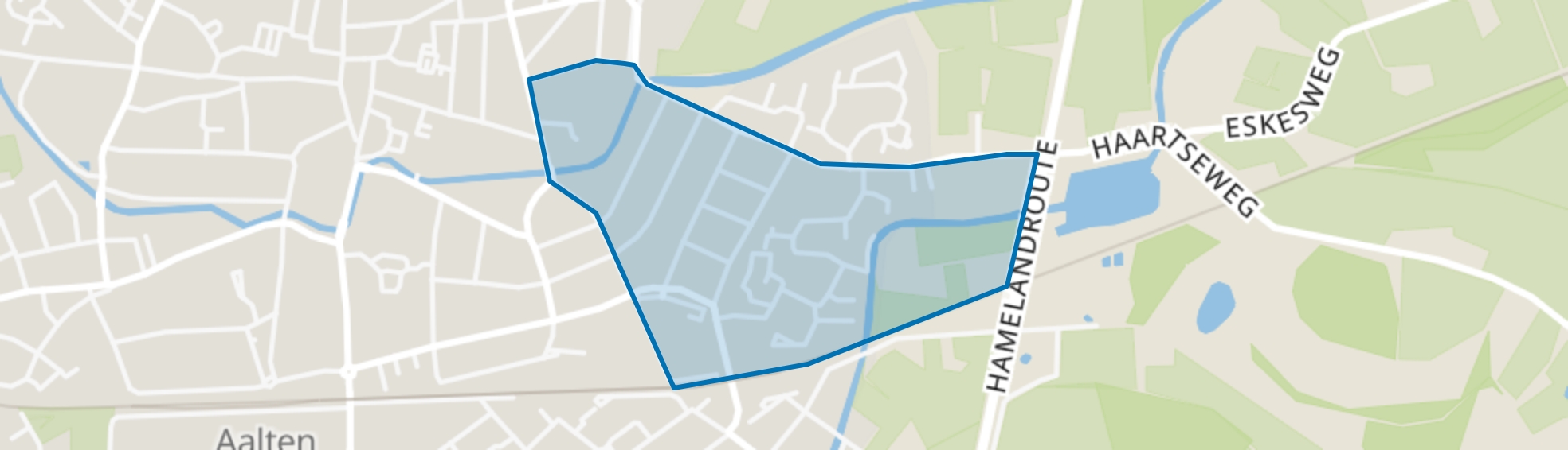 Aalten-kern Oost, Aalten map