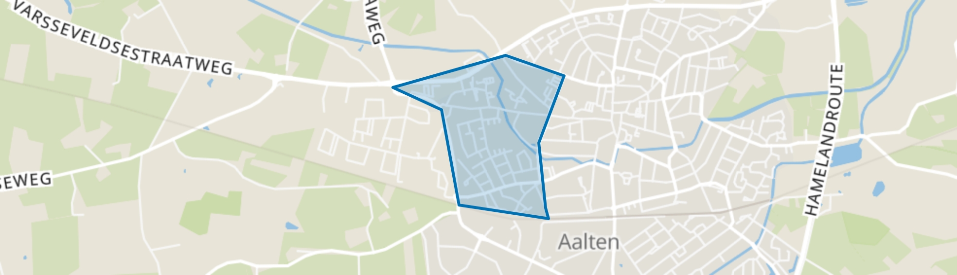 Aalten-kern West, Aalten map