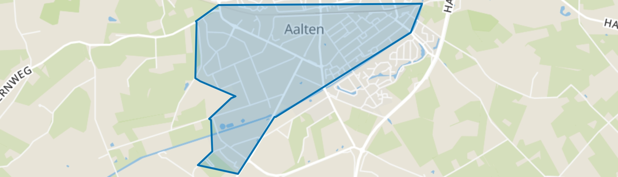 Aalten-kern Zuid 1, Aalten map