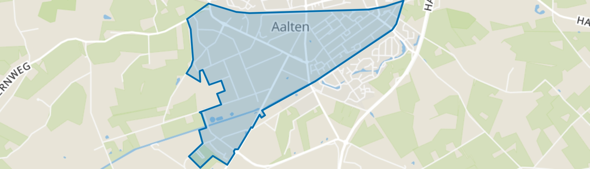 Aalten-kern Zuid 1, Aalten map