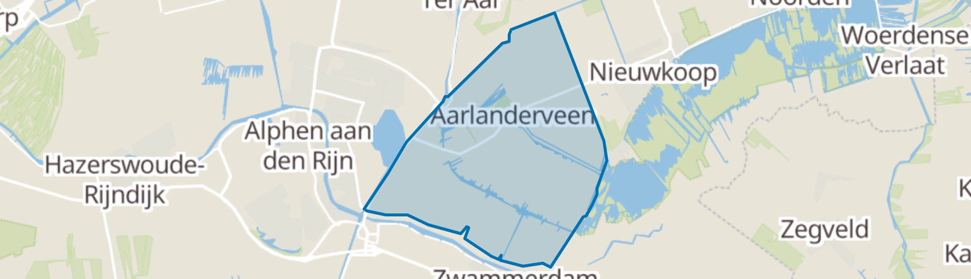 Aarlanderveen map