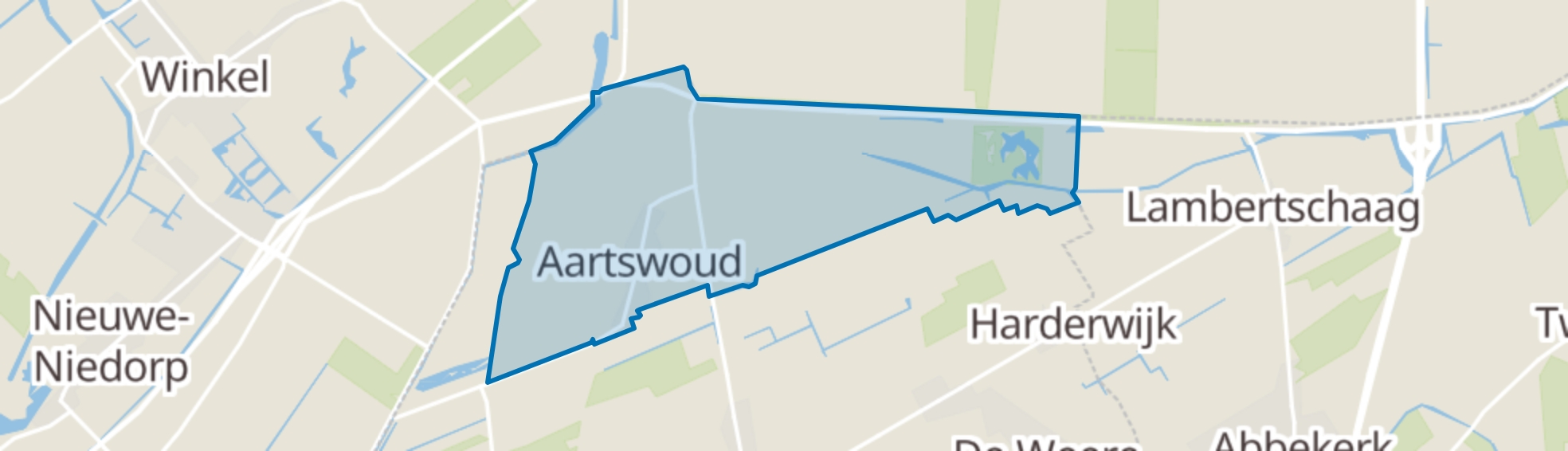 Aartswoud map