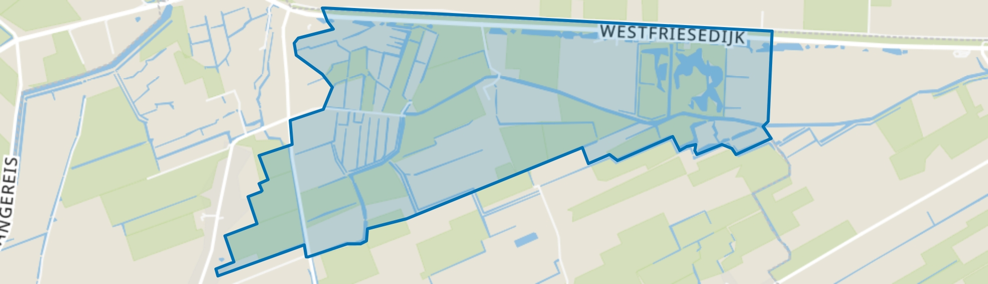 Braakpolder en Kolk van Dussen, Aartswoud map