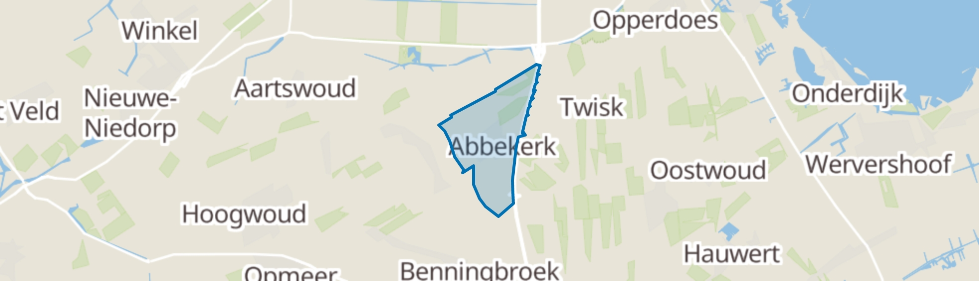 Abbekerk map