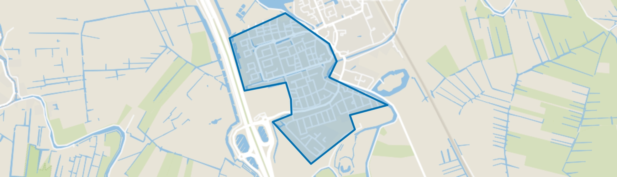 Abcoude-Zuidwest, Abcoude map