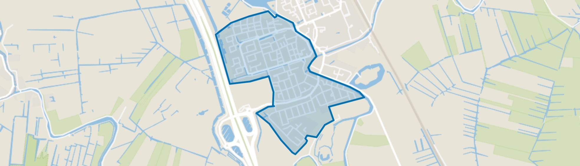 Abcoude-Zuidwest, Abcoude map