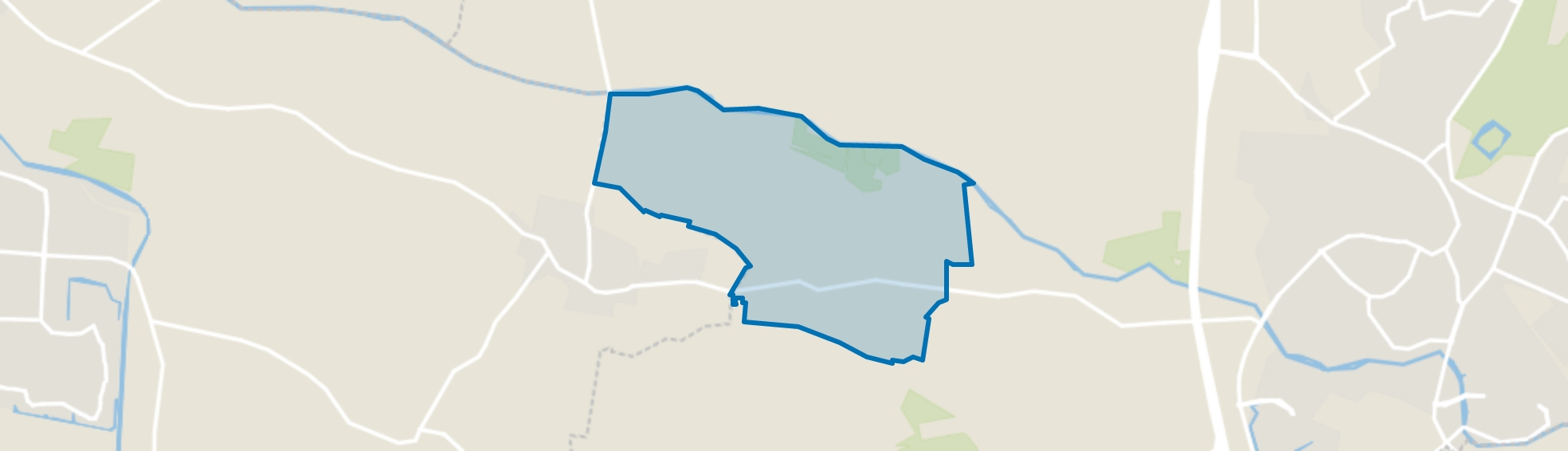 Buitengebied Achterveld, Achterveld (GE) map