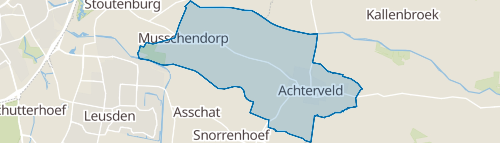 Achterveld (UT) map