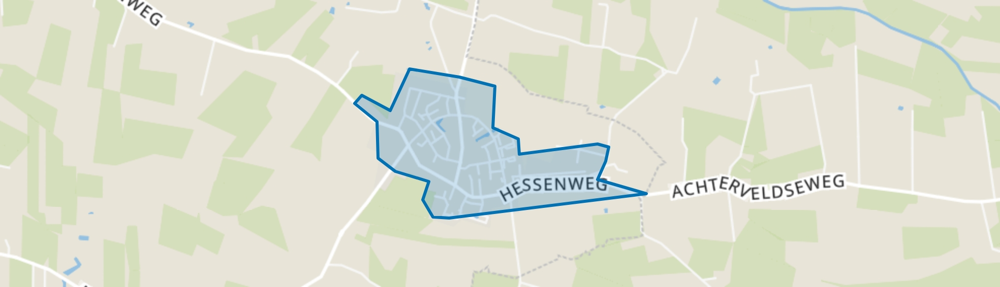 Kern Achterveld, Achterveld (UT) map