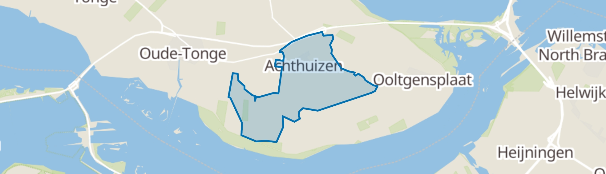 Achthuizen map