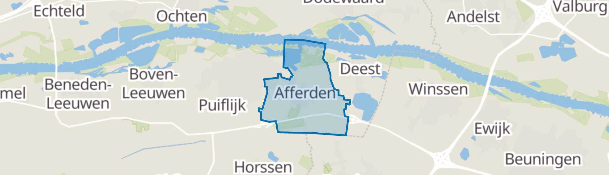 Afferden (GE) map