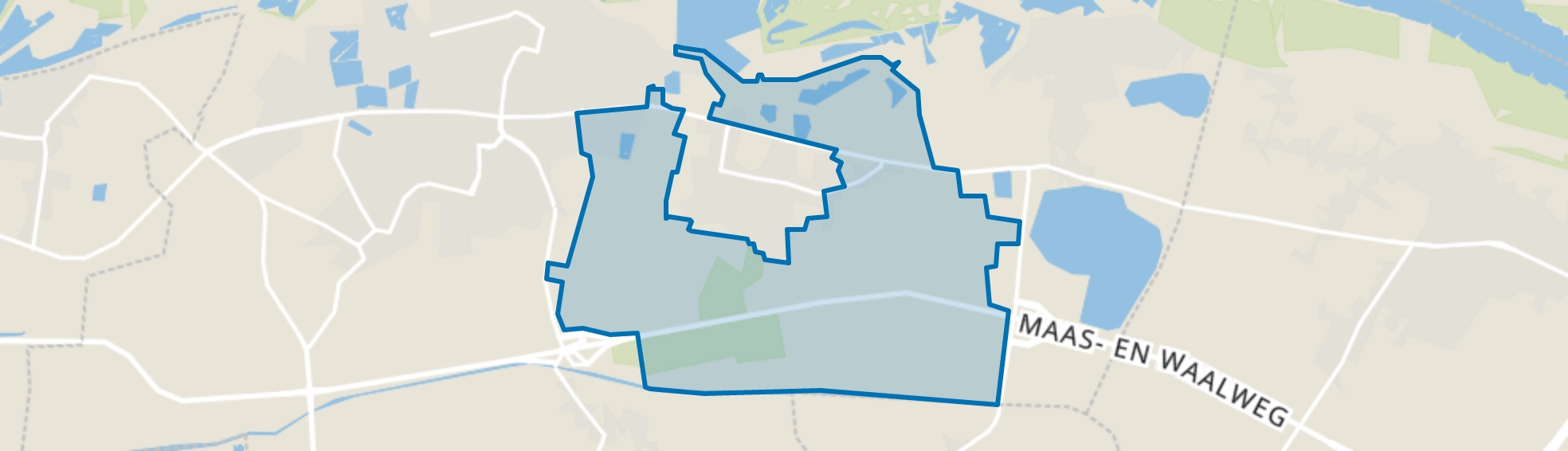 Afferden Buitengebied, Afferden (GE) map