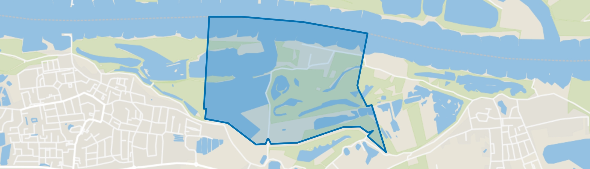 Afferdense Waarden, Afferden (GE) map