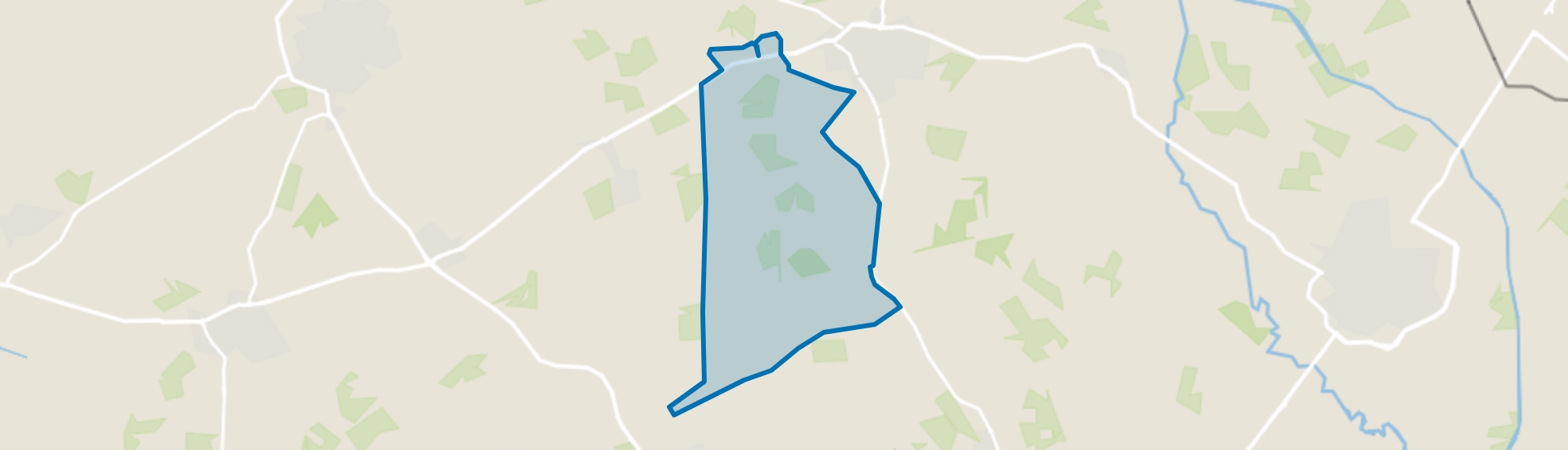 Verspreide huizen Groot Agelo, Agelo map