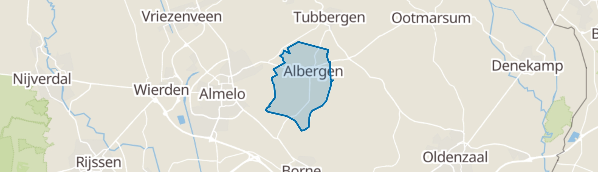 Albergen map