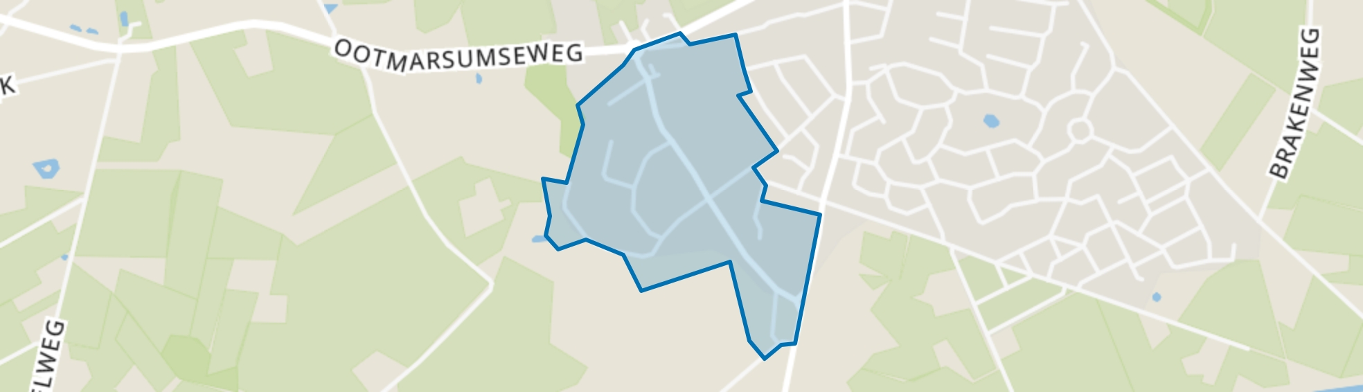 Albergen industrie, Albergen map