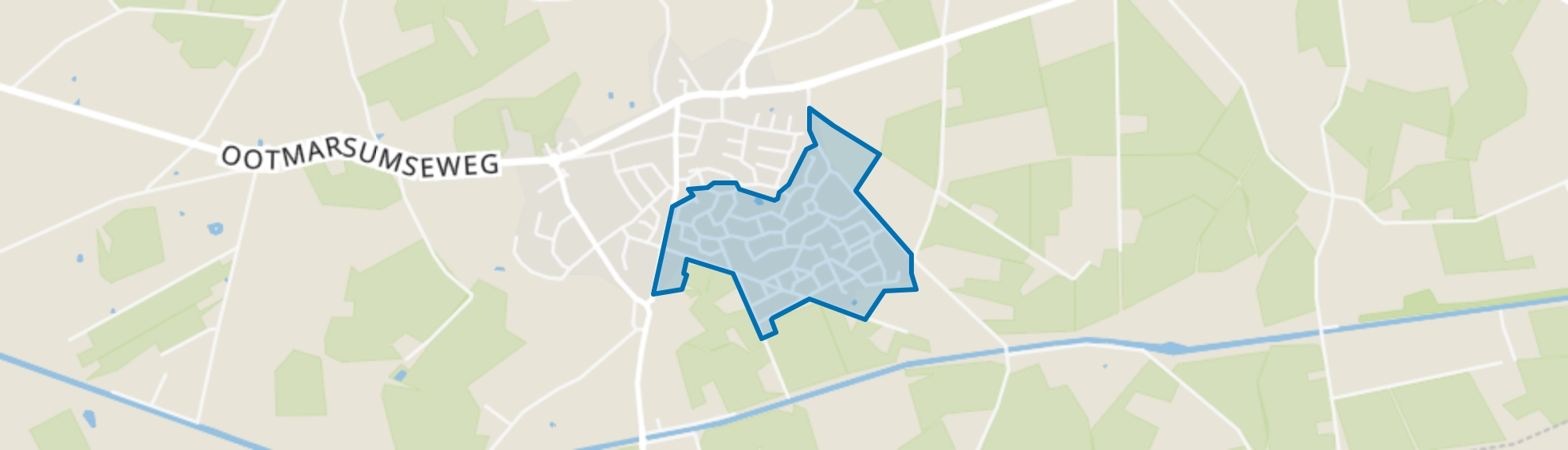 Albergen zuid, Albergen map