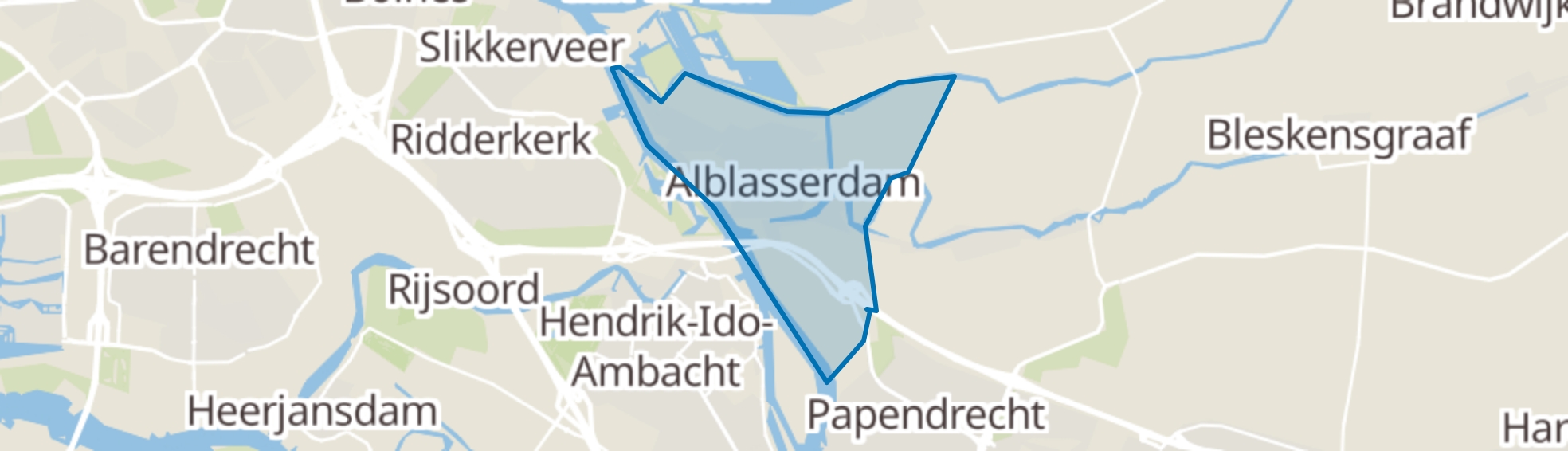 Alblasserdam map