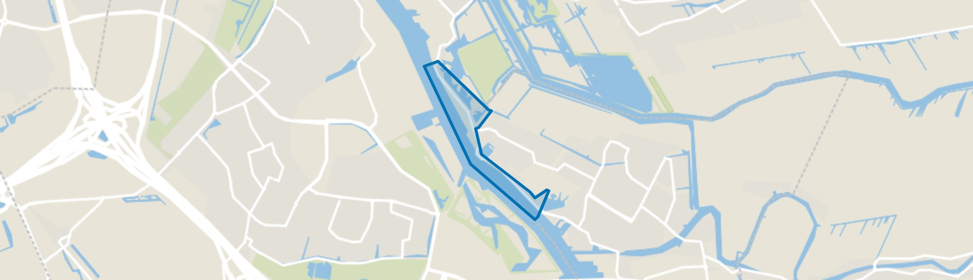Dijk, Alblasserdam map