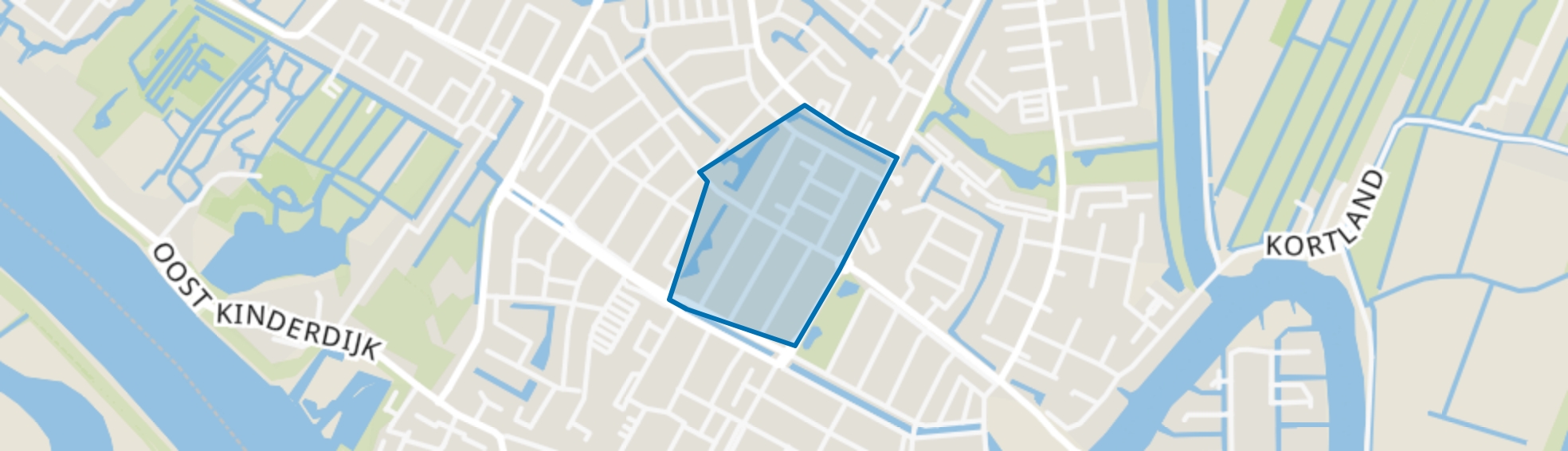 Drentsebuurt, Alblasserdam map