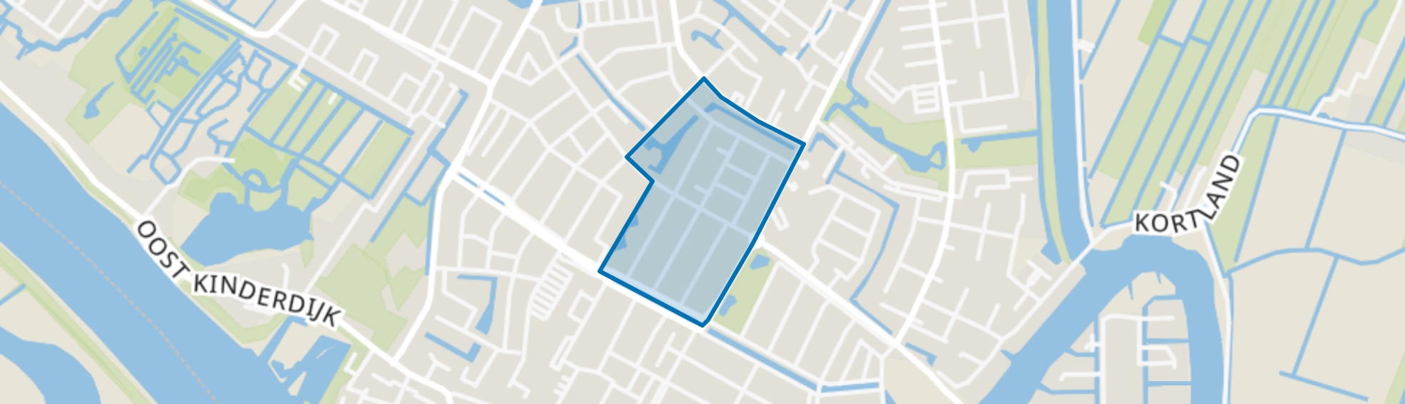 Drentsebuurt, Alblasserdam map