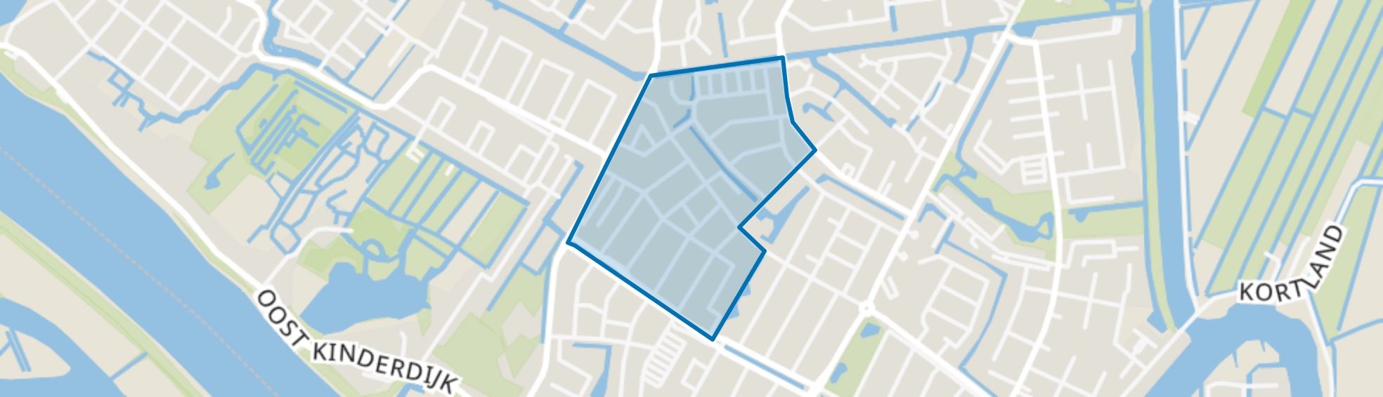 Florabuurt, Alblasserdam map