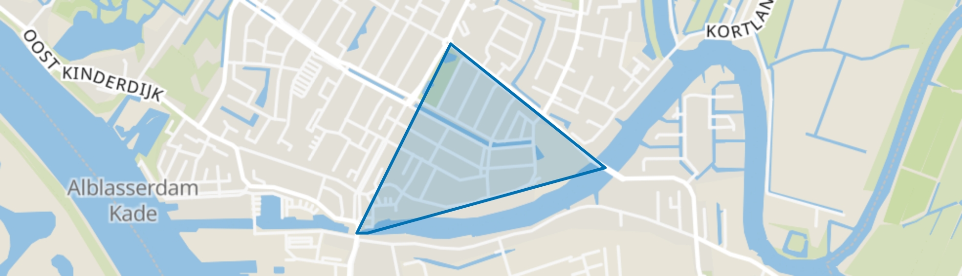 kerkbuurt, Alblasserdam map