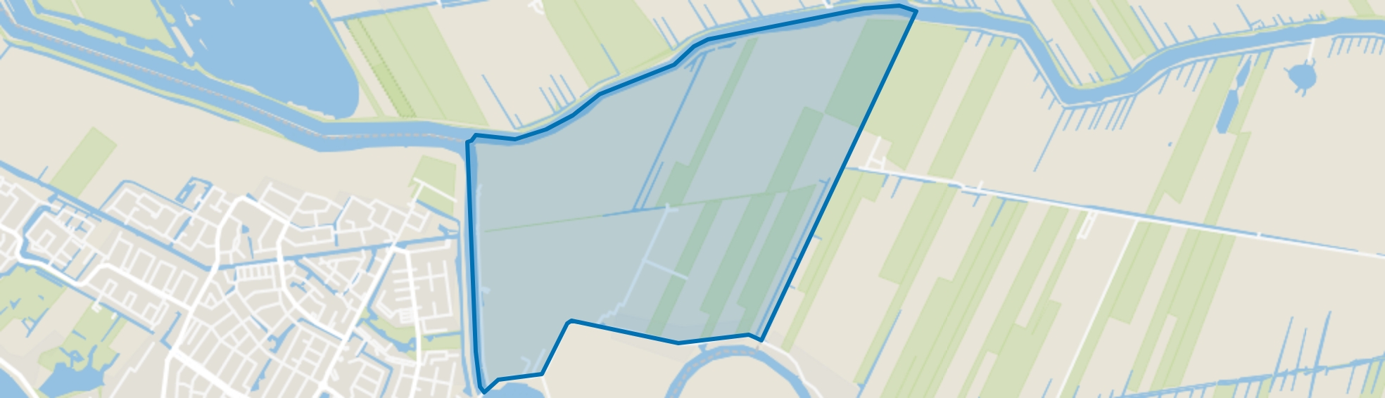Polder Kortland, Alblasserdam map