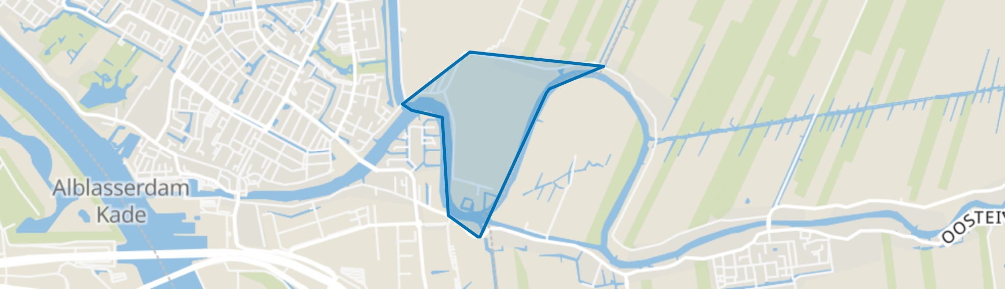 Polder Souburgh, Alblasserdam map