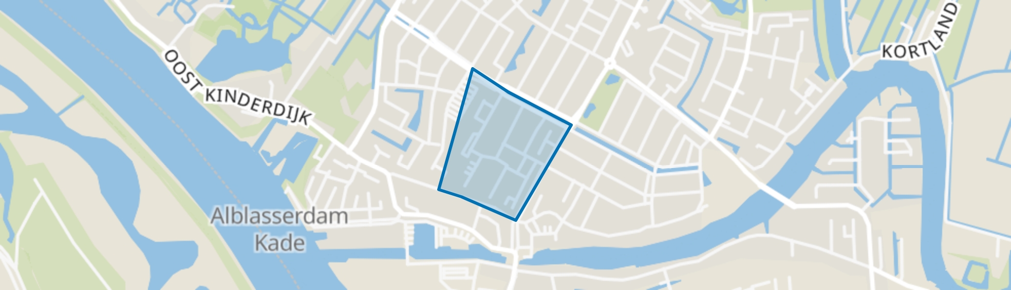 Redersbuurt, Alblasserdam map