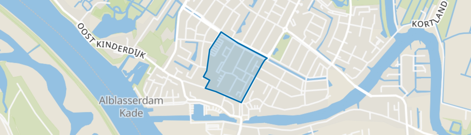 Redersbuurt, Alblasserdam map