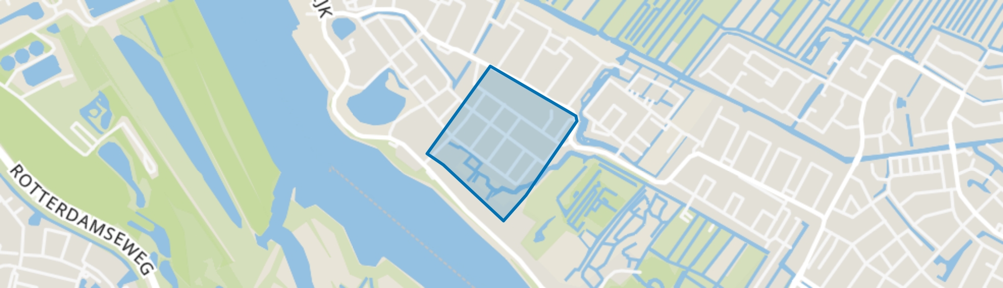Rivierenbuurt, Alblasserdam map