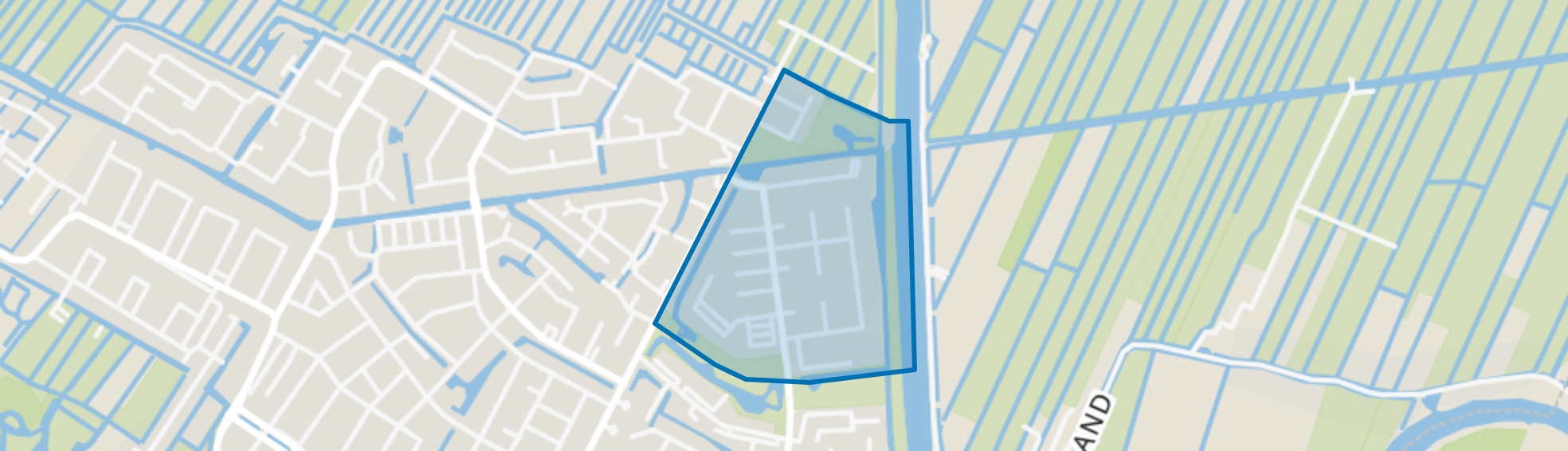 Schildersbuurt, Alblasserdam map