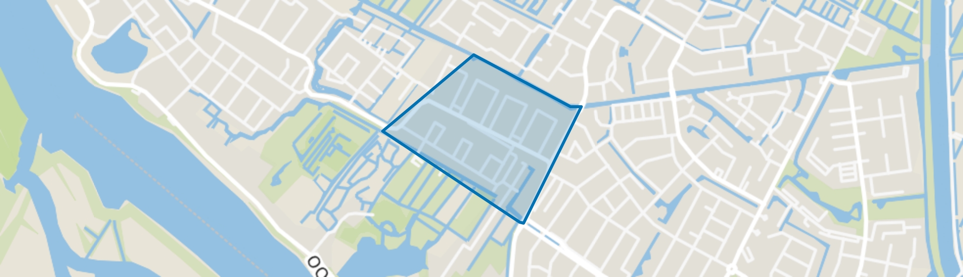 Staatsliedenbuurt, Alblasserdam map