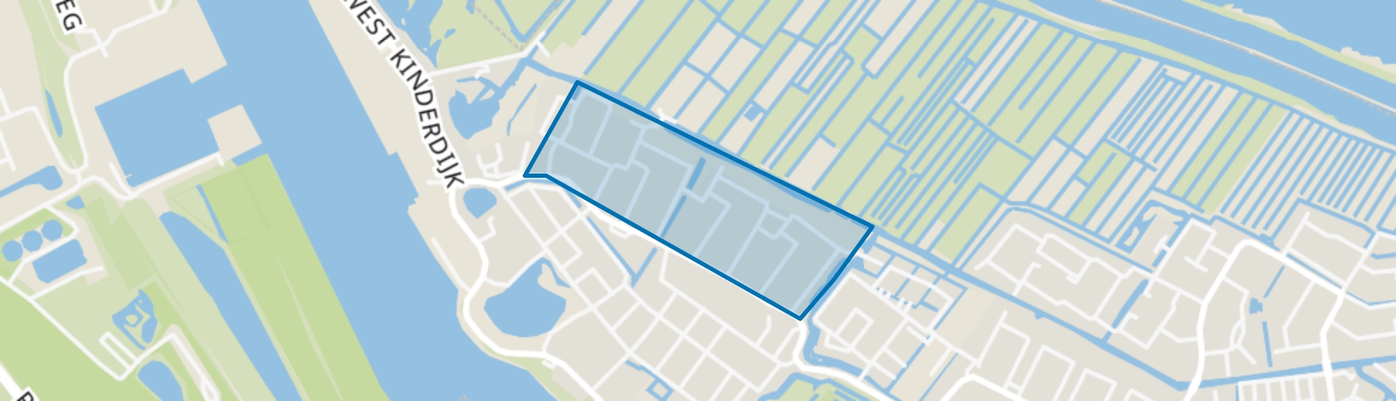 Vogelbuurt, Alblasserdam map