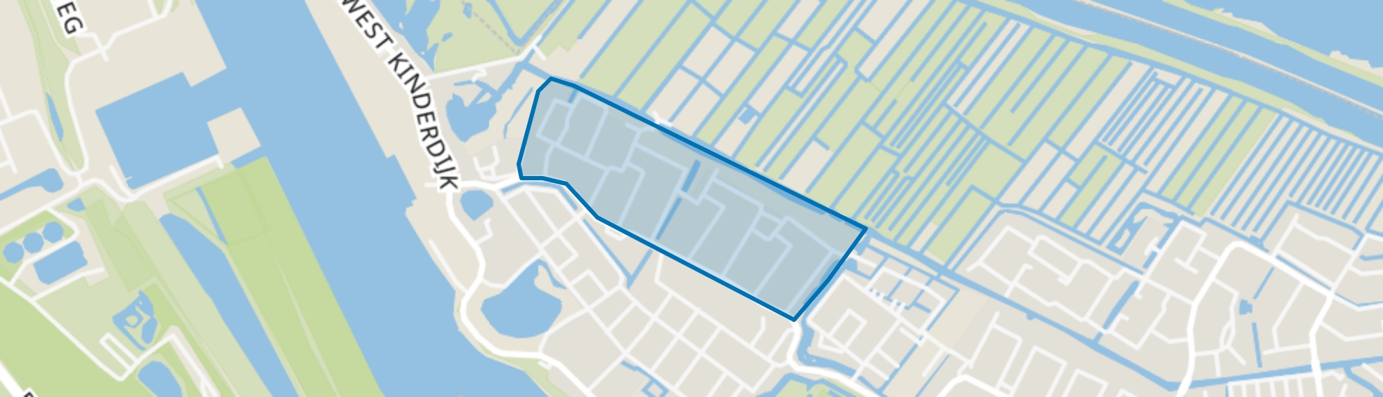 Vogelbuurt, Alblasserdam map