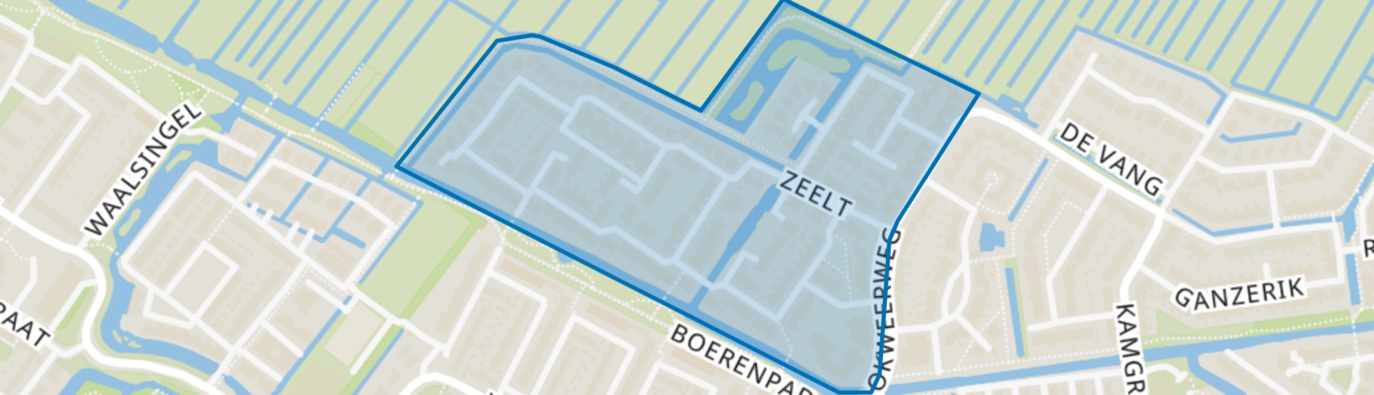 Zeelt, Alblasserdam map