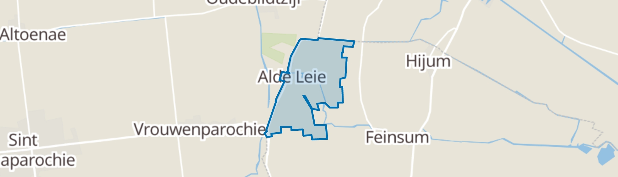 Alde Leie map