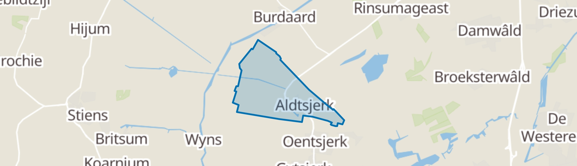 Aldtsjerk map