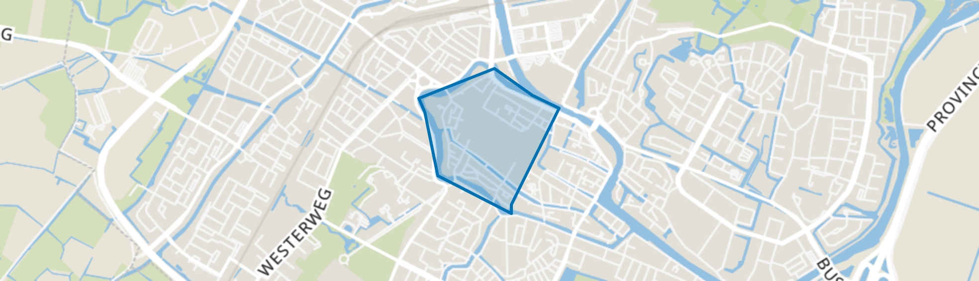 Binnenstad-West, Alkmaar map