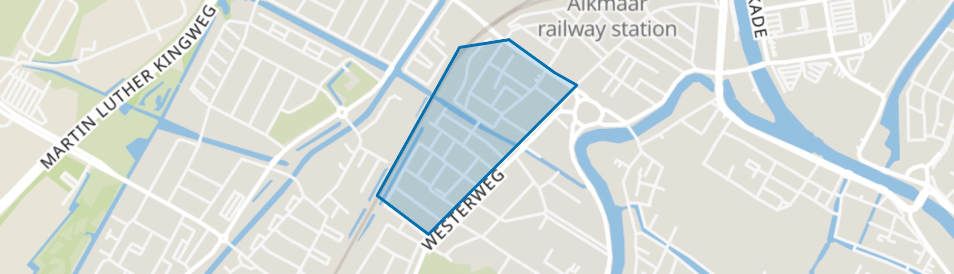 Bloemwijk en Zocherkwartier, Alkmaar map