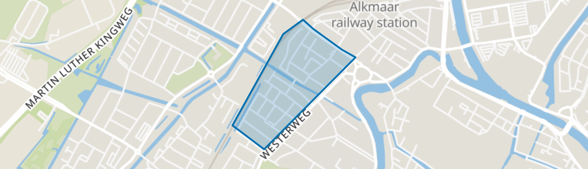 Bloemwijk en Zocherkwartier, Alkmaar map