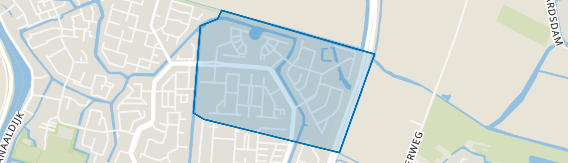 Daalmeer-Noordoost, Alkmaar map