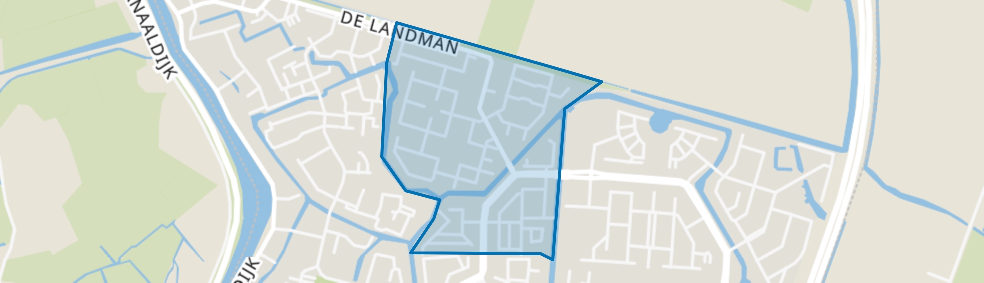 Daalmeer-Noordwest, Alkmaar map