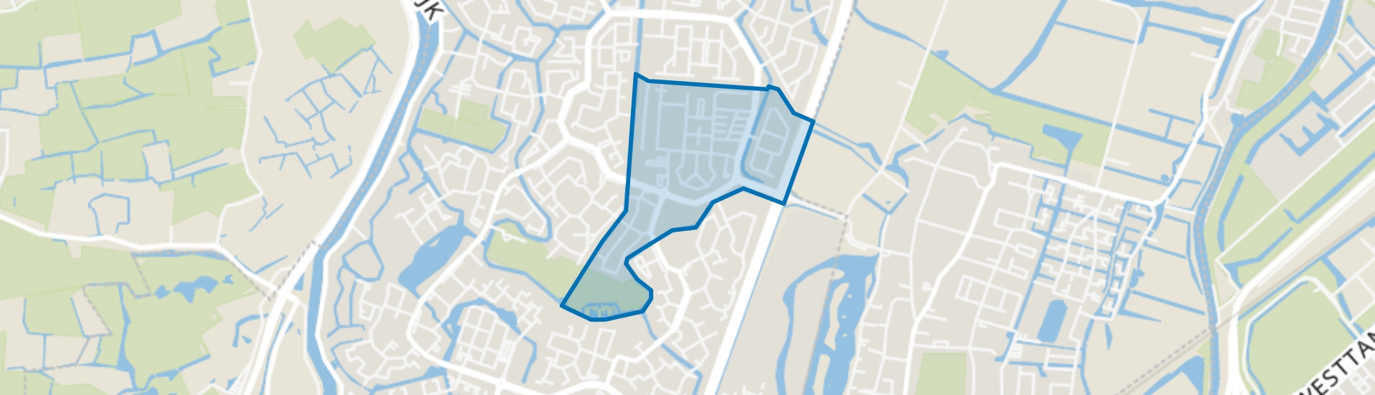 Daalmeer-Zuidoost, Alkmaar map